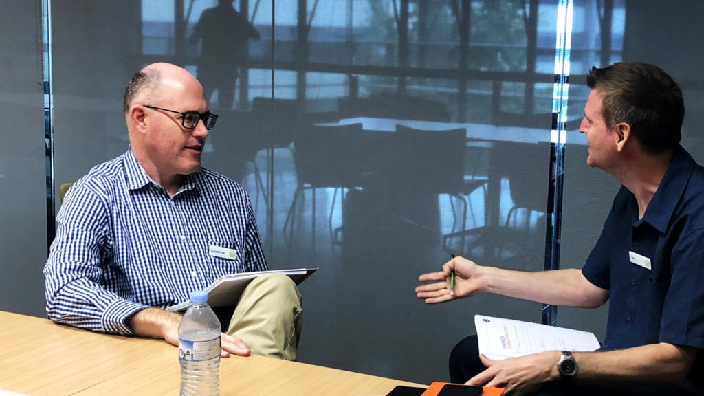 Laurence Bennett & Tim Kelly, IT Leadership team, Woolworths (l-r)